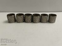 Стари метални пръстени за салфетки