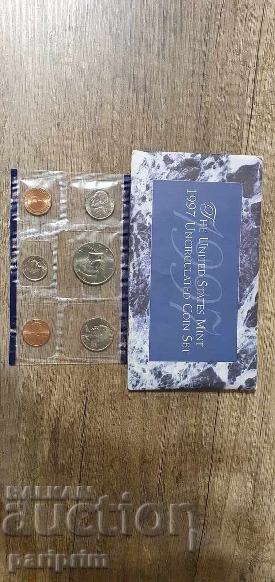 Licitație Set de monede americane NECIRCULATE din 1997, BZC