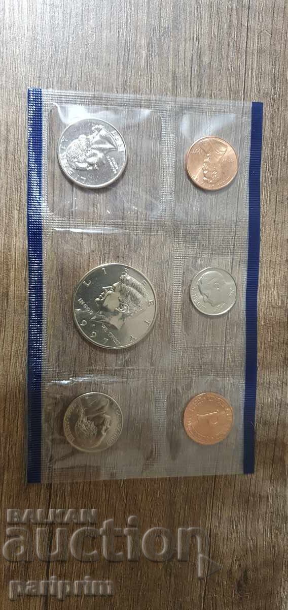 Set de monede americane NECIRCULATE din 1997, BZC