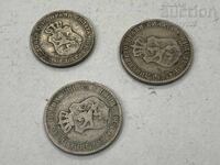 Лот от три царски монети