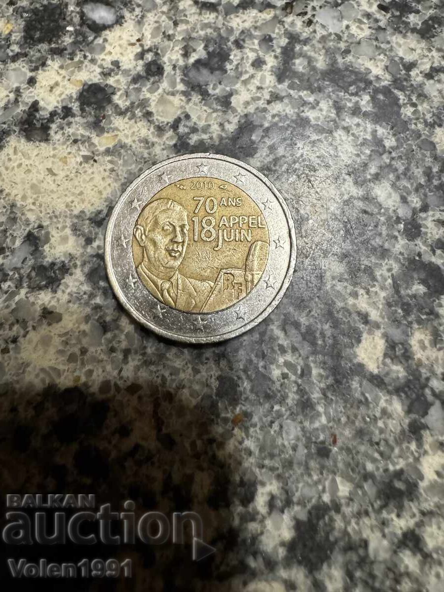 2 Euro “70 de ani 18 Iunie Apel” 2010