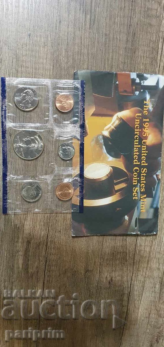Licitație Set de monede americane NECIRCULATE din 1995, BZC