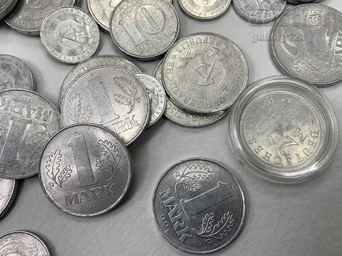 Лот марки монети с цена € 0.01 | 0.02 лв.