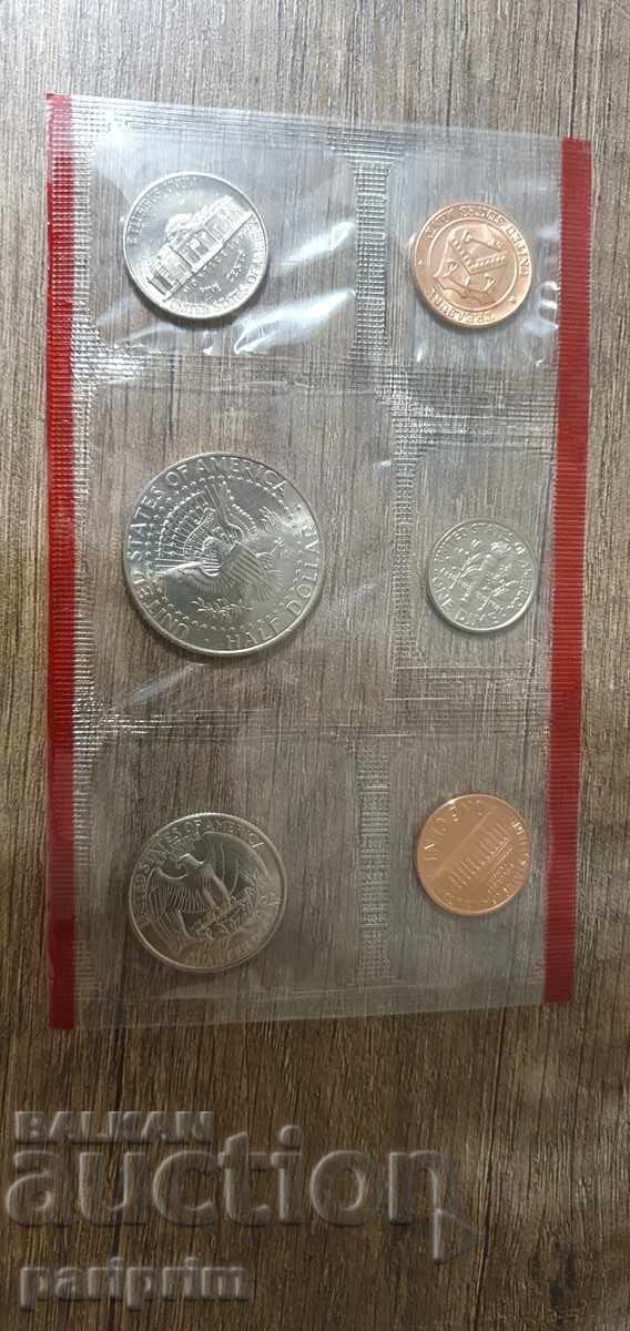 Set de monede americane NECIRCULATE din 1993, BZC cu preț € 0.01 | 0.02 BGN