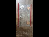 Set of UNCIRCULATED American coins from 1993, BZTs