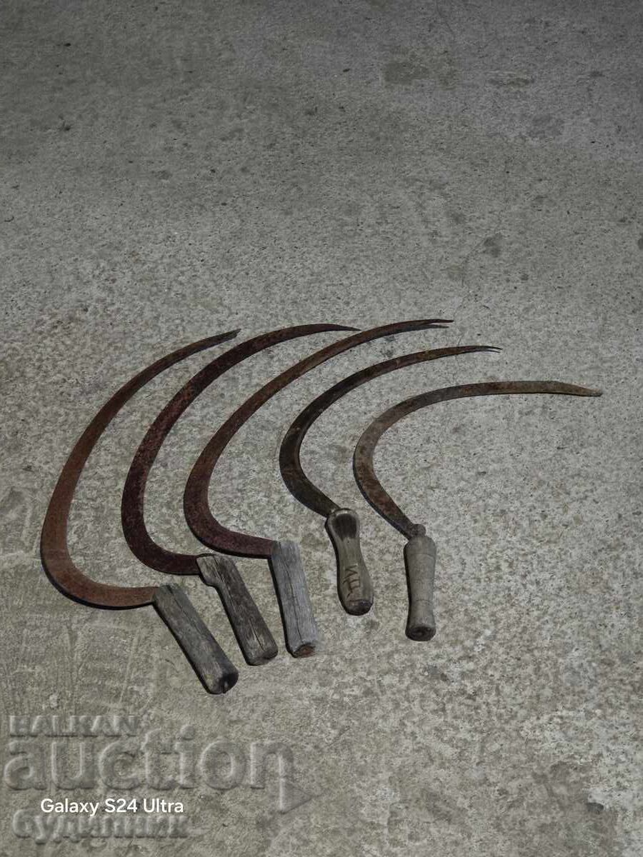 Παράδοση 5 τεμάχια παλιά δρεπάνια. BZTS. Δείτε και τις υπόλοιπες δημοπρασίες μου Παράδοση 5 τεμάχια παλιά δρεπάνια. BZTS. Δείτε και τις υπόλοιπες δημοπρασίες μου