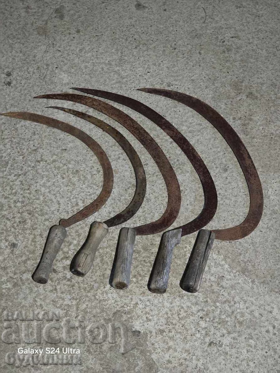 5 τεμάχια παλιά δρεπάνια. BZTS. Δείτε και τις υπόλοιπες δημοπρασίες μου 5 τεμάχια παλιά δρεπάνια. BZTS. Δείτε και τις υπόλοιπες δημοπρασίες μου