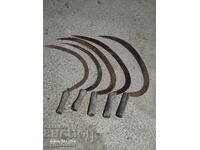 5 τεμάχια παλιά δρεπάνια. BZTS. Δείτε και τις υπόλοιπες δημοπρασίες μου