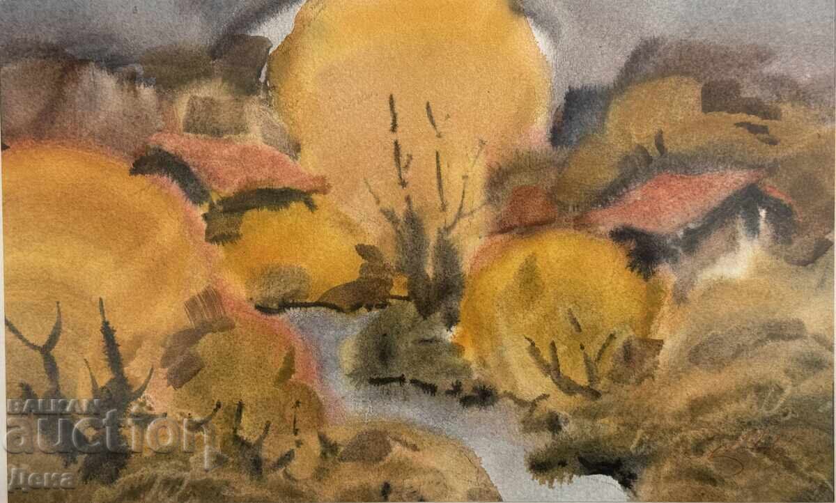 Acuarelă Sava Tsonovski 2008 cu preț € 125.00 | 244.48 BGN Acuarelă Sava Tsonovski 2008 cu preț € 125.00 | 244.48 BGN