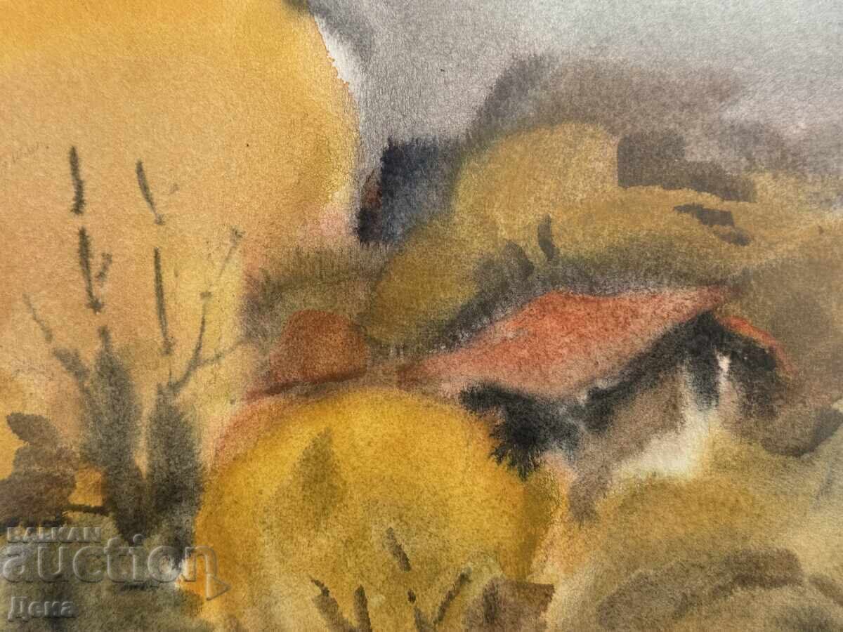 Доставка на Сава Цоновски акварел 2008г