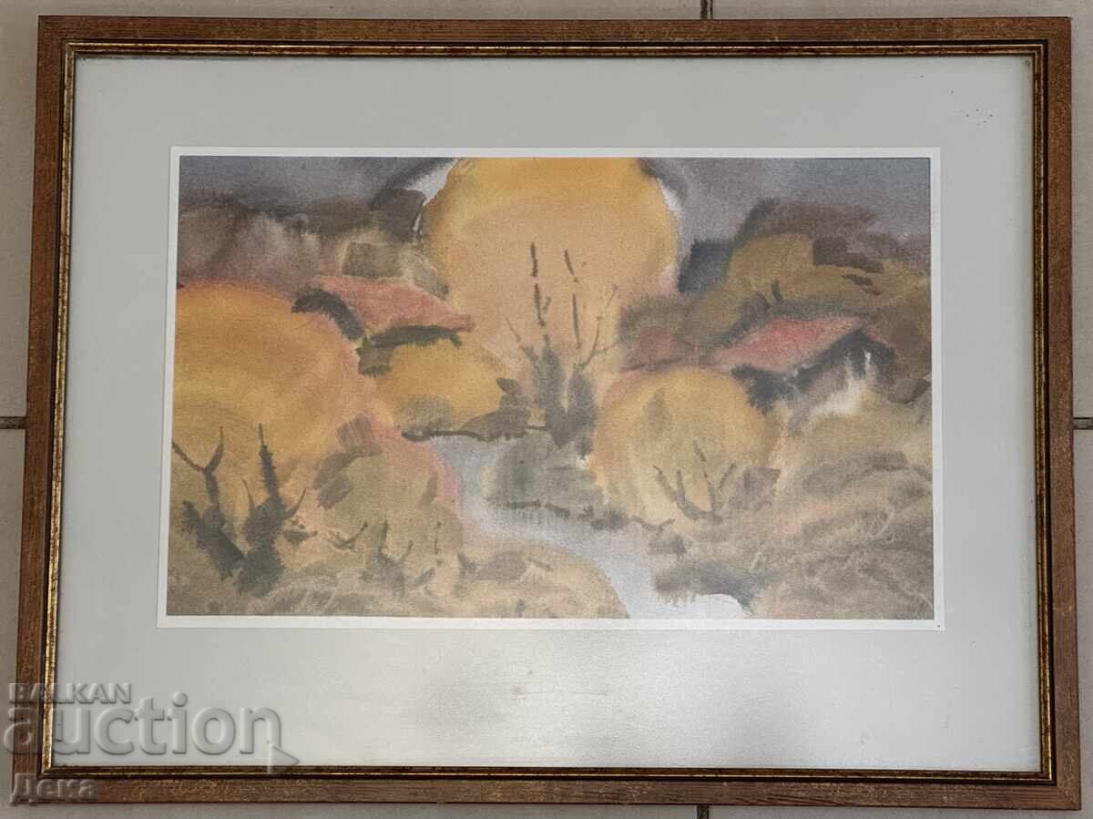 Acuarelă Sava Tsonovski 2008 Acuarelă Sava Tsonovski 2008