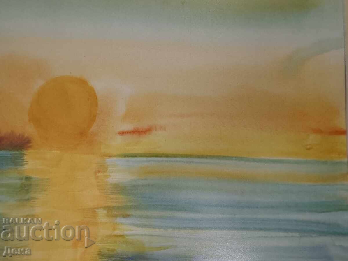 Доставка на Иван Додов акварел 2016г