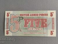 Bancnotă militară - Marea Britanie - 5 pence UNC
