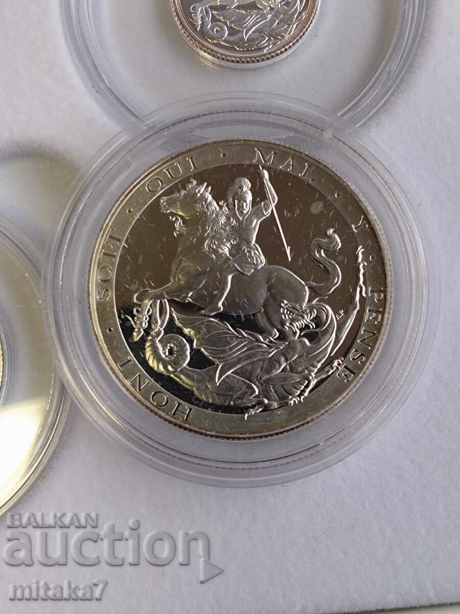 Доставка на Комплект сребърни суверени 1999 година, Гибралтар