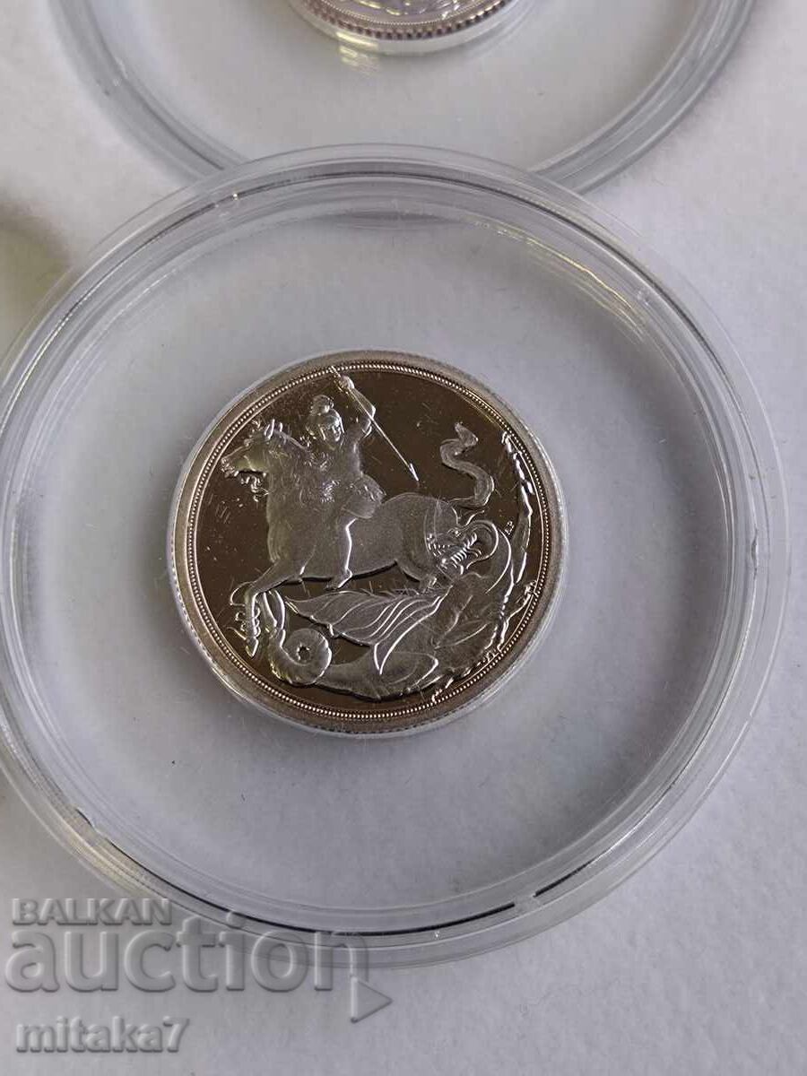 Комплект сребърни суверени 1999 година, Гибралтар - 6