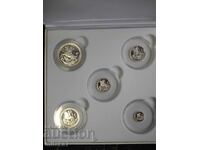 Комплект сребърни суверени 1999 година, Гибралтар