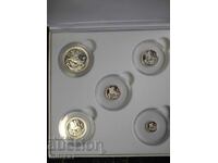 Set of silver Sovereigns 1999, Gibraltar