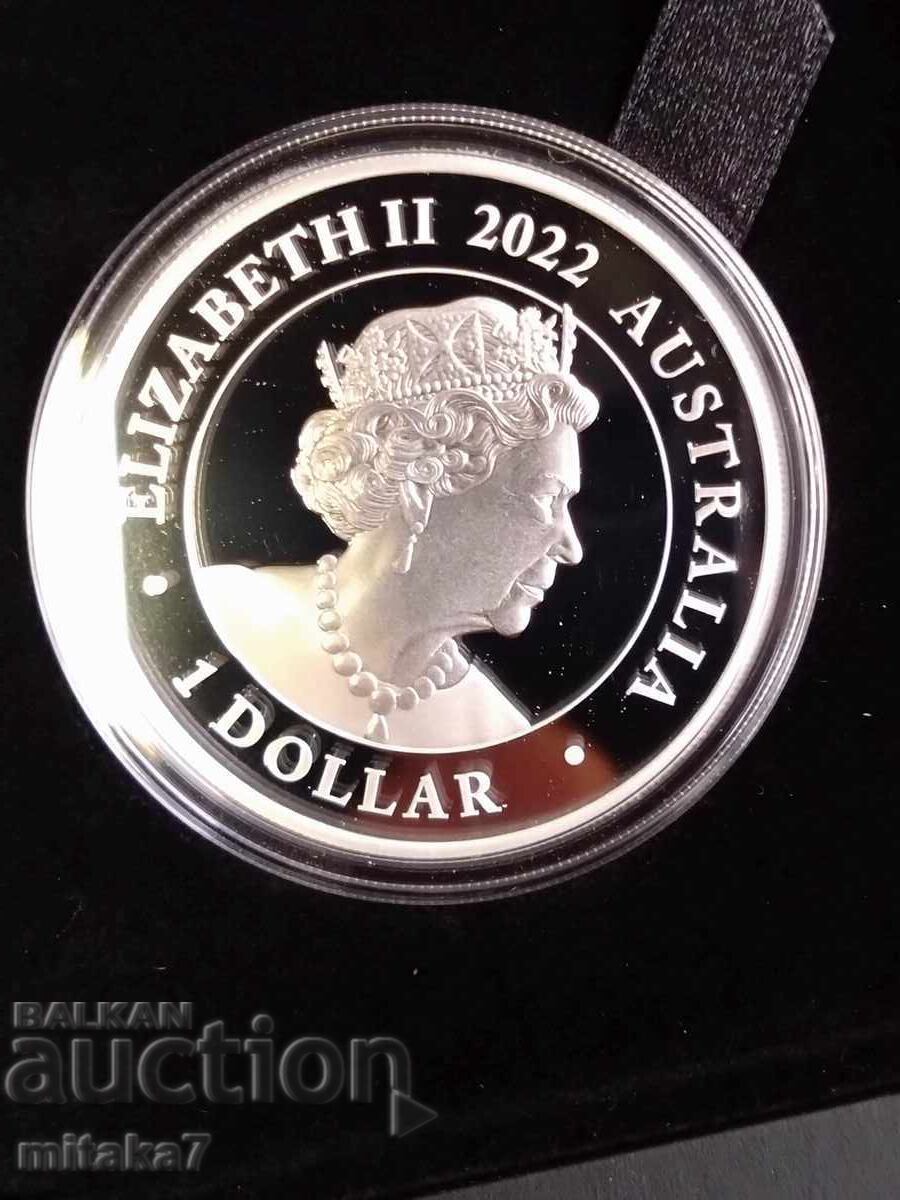 1 δολάριο 2022, Αυστραλία με τιμή € 166.00 | 324.67 BGN