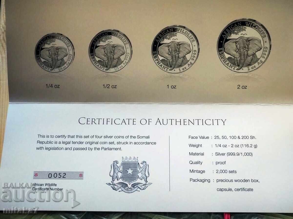Set of silver coins 2021, Somalia - 7