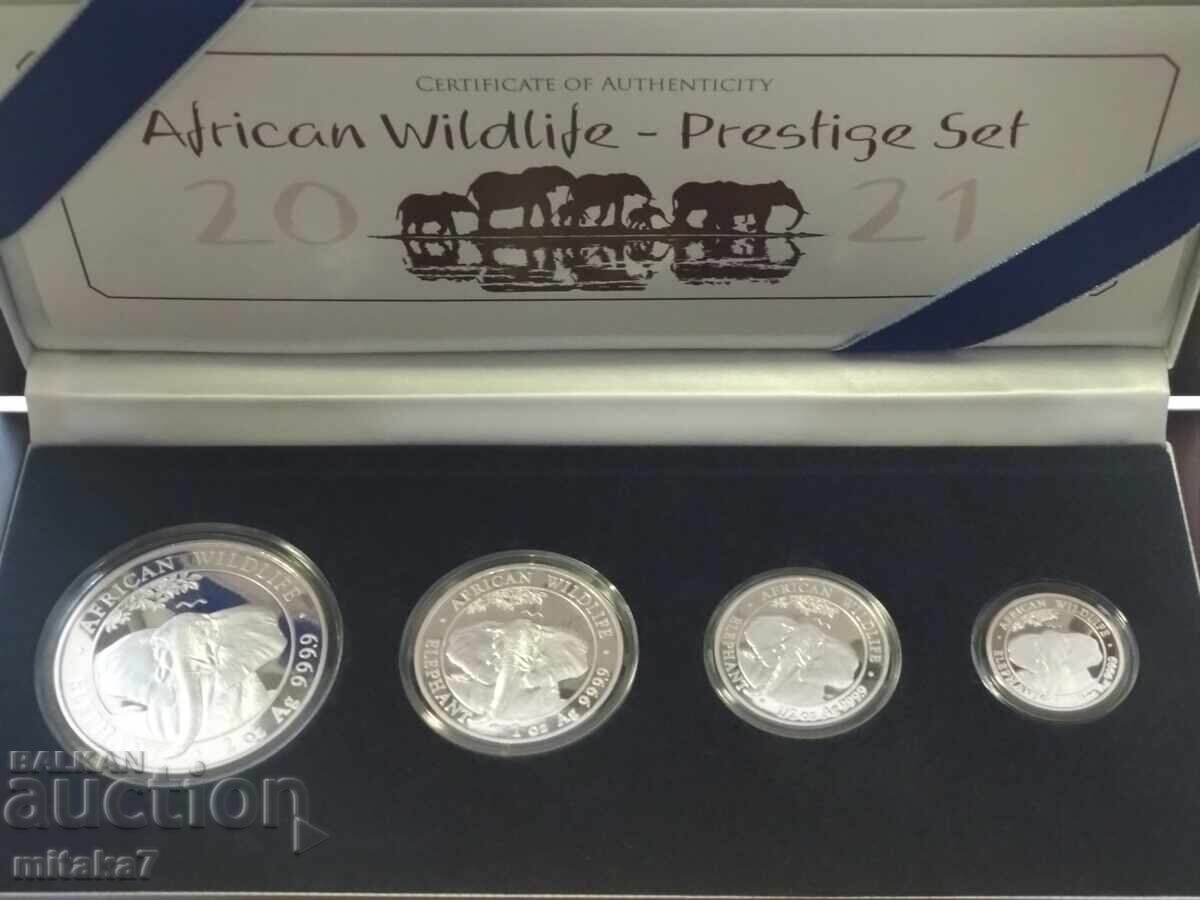 Set of silver coins 2021, Somalia