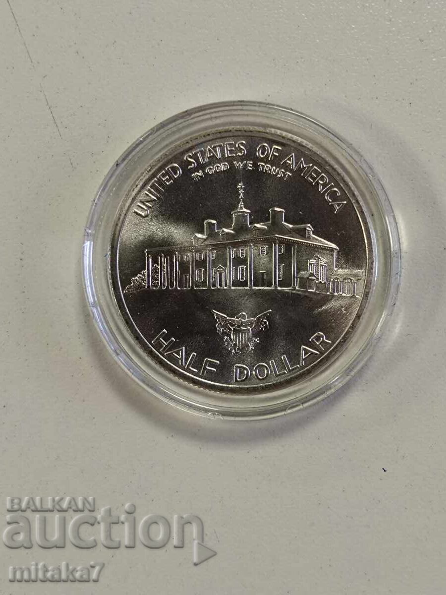 1/2 δολάριο 1982, ασήμι, ΗΠΑ με τιμή € 42.00 | 82.14 BGN