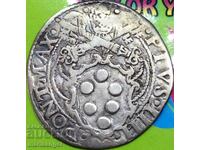 Ватикан Тестон Рим понтифик Пий IIII герб Медичи Св.Петър