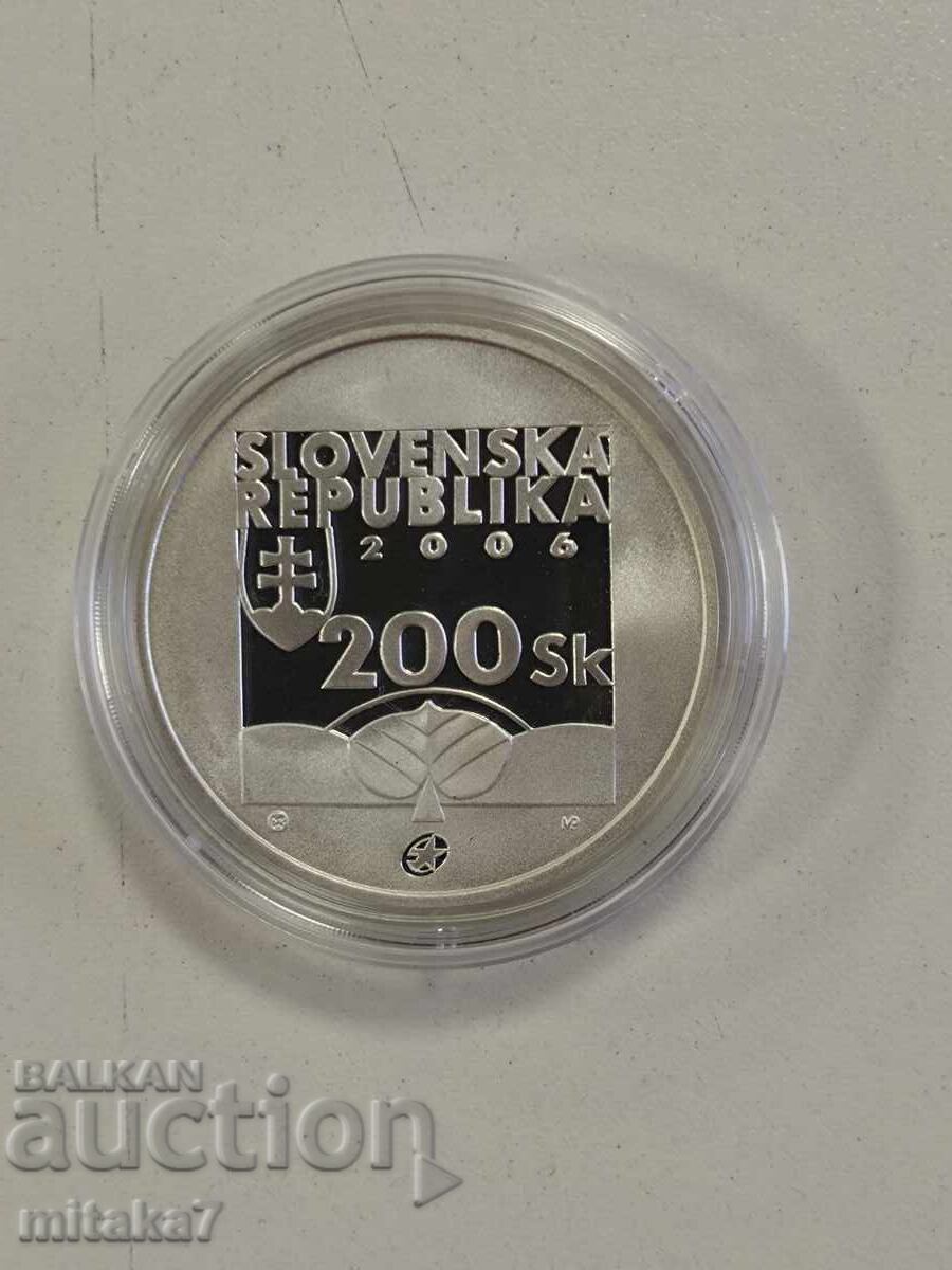 200 coroane 2006, Slovacia cu preț € 56.00 | 109.53 BGN