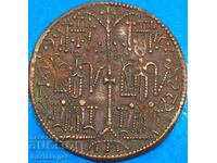 Hungary Bella III Follis copper