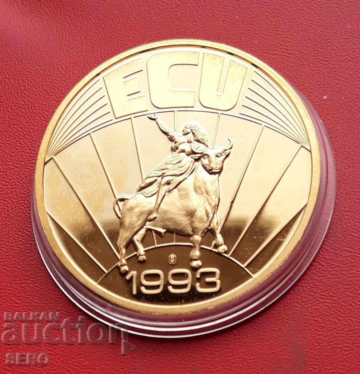 Medal - Italy - ECU 1993 with price € 2.00 | 3.91 BGN