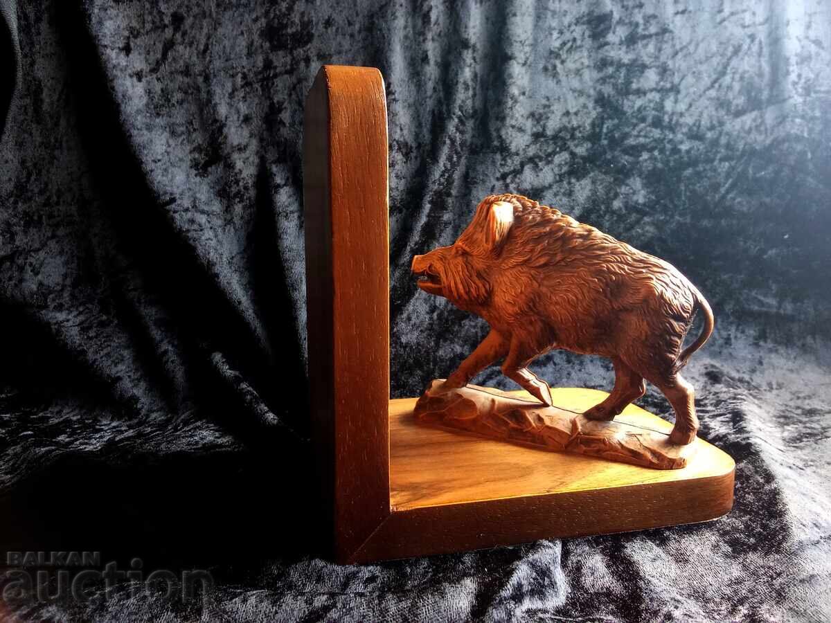 Bookends with a boar - 5