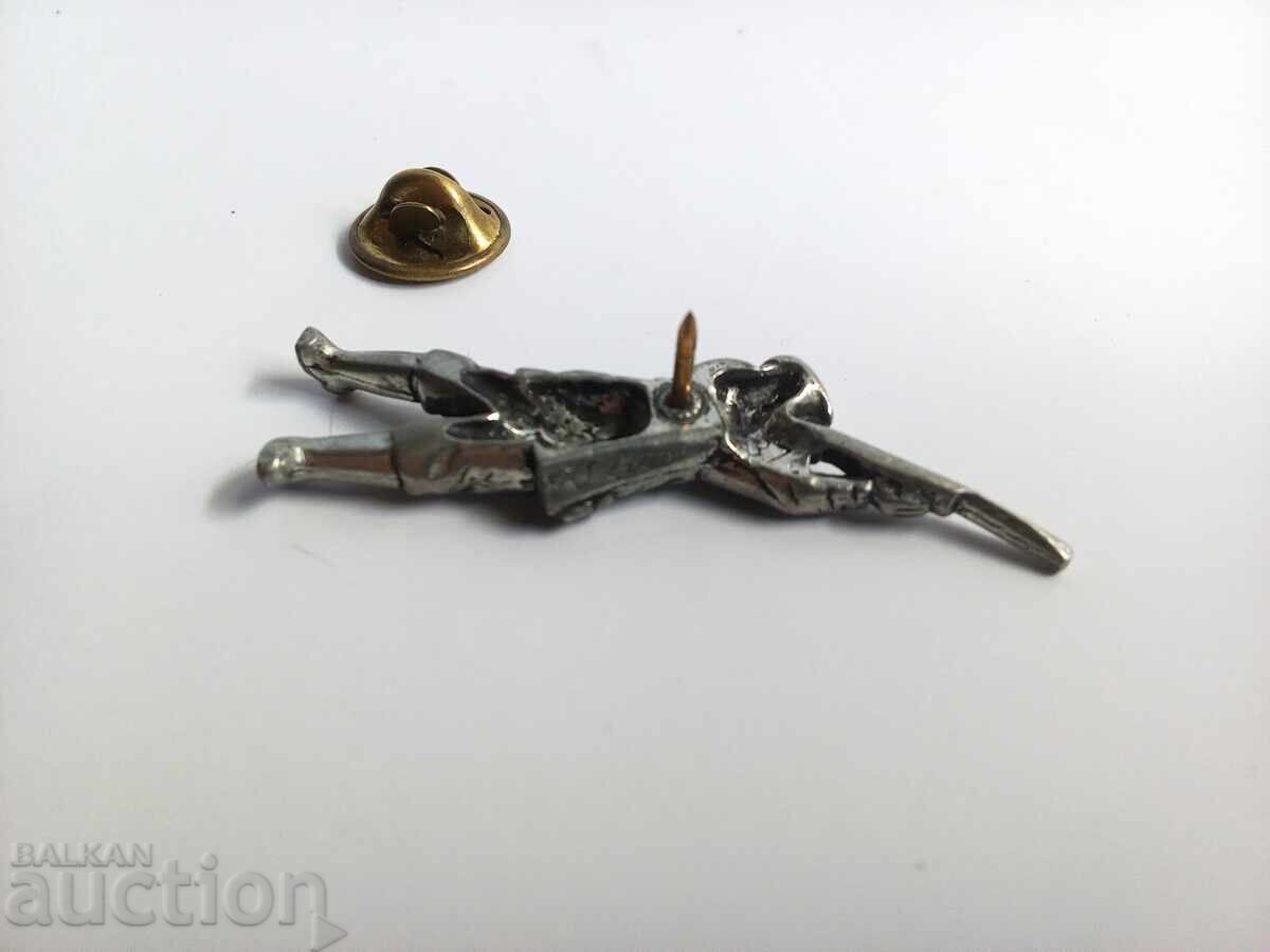 Доставка на Значка за ревер „Ловджийски пазач“ от калай