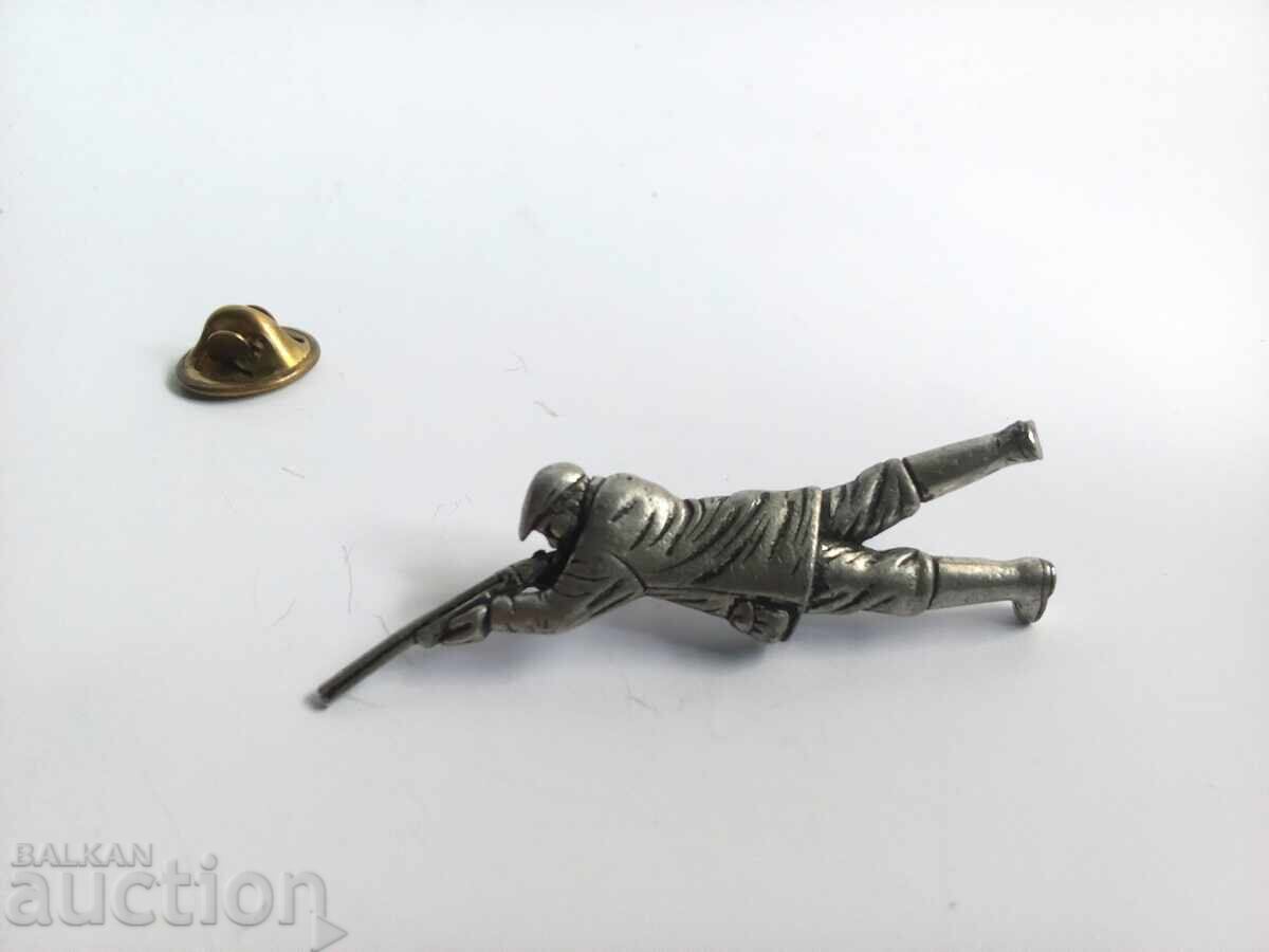 Значка за ревер „Ловджийски пазач“ от калай - 6