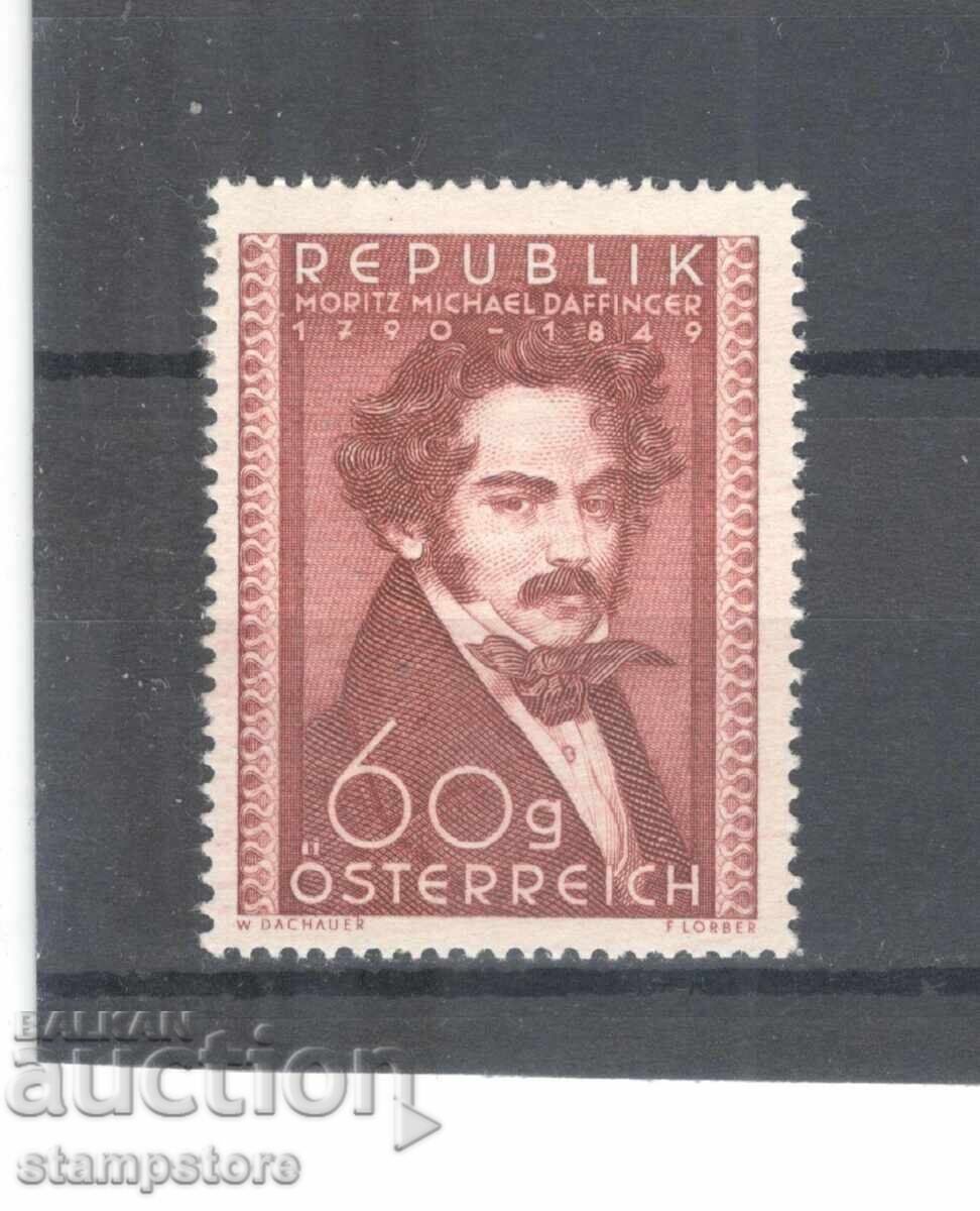 Austria - 100 g de la moartea lui Moritz Daffinger - 1949