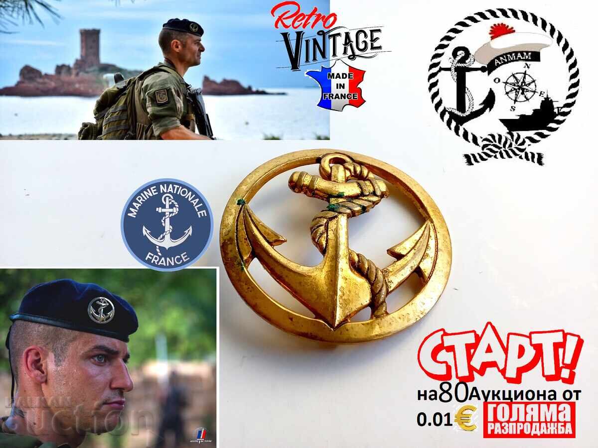 Ecuson beretă infanterie marină Coinderoux Paris