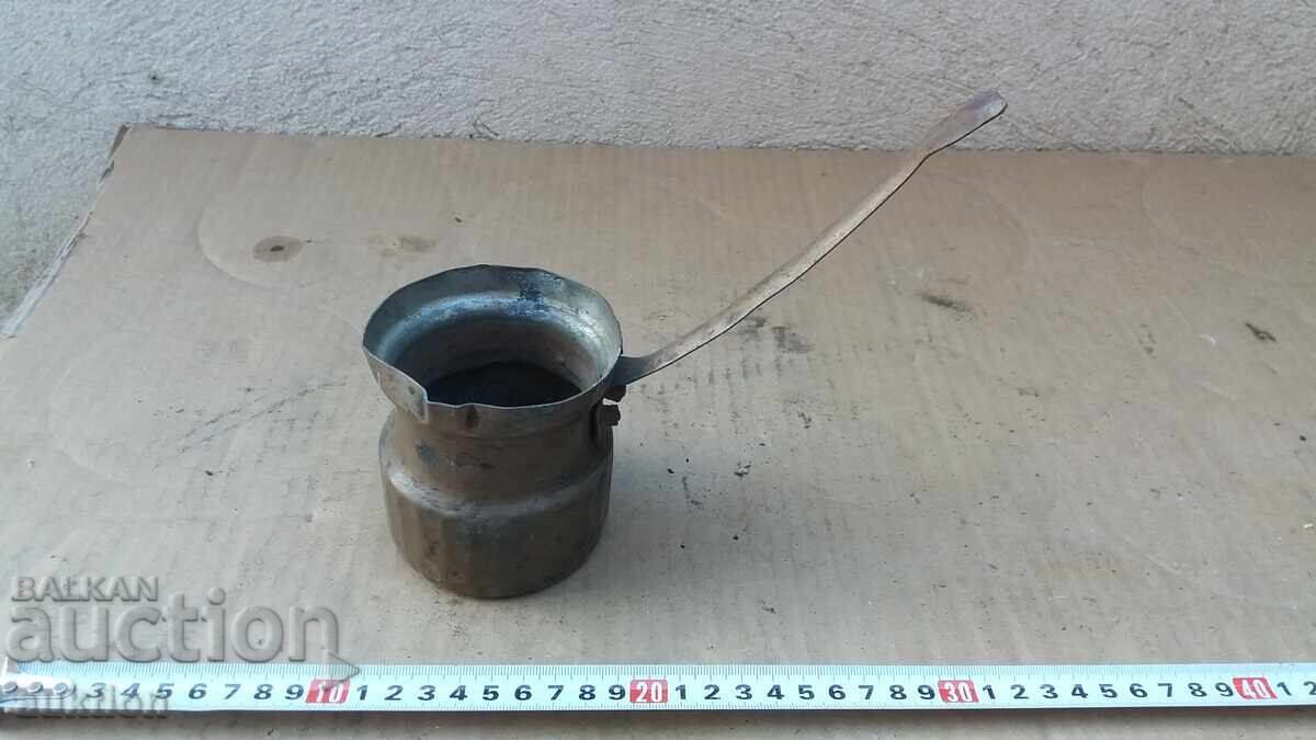 КОВАНО БАКЪРЕНО ВЪЗРОЖДЕНСКО ДЖЕЗВЕ ЗА ТУРСКО КАФЕ