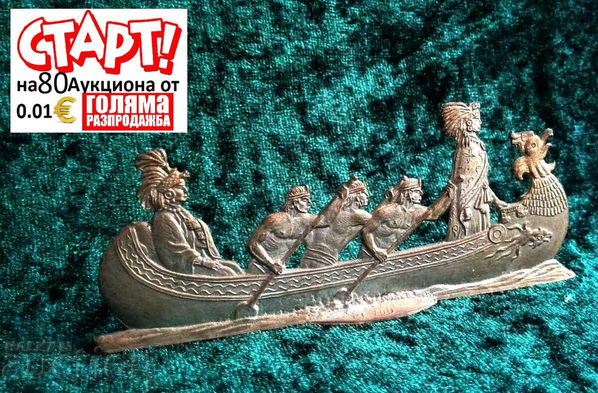 Jucărie veche de cositor inca Jucărie veche de cositor inca