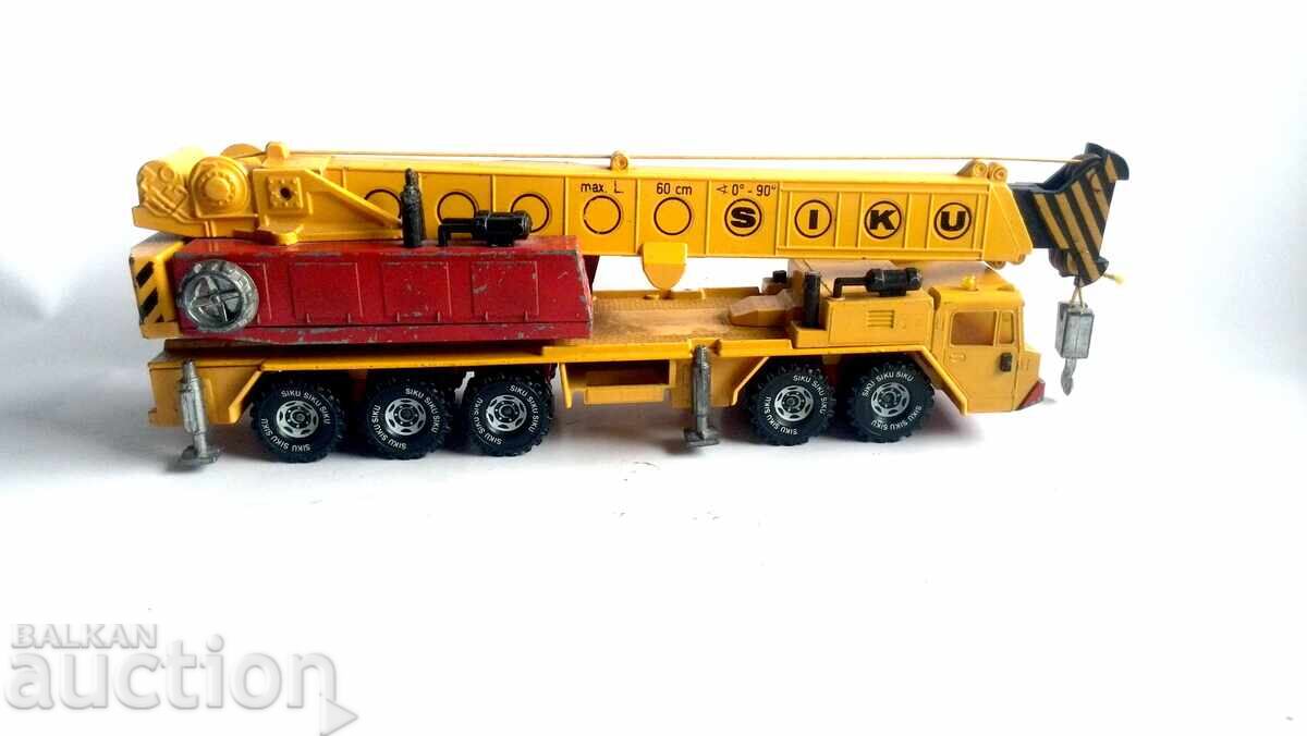 Siku 4010 crane toy metal trolley Germany - 7