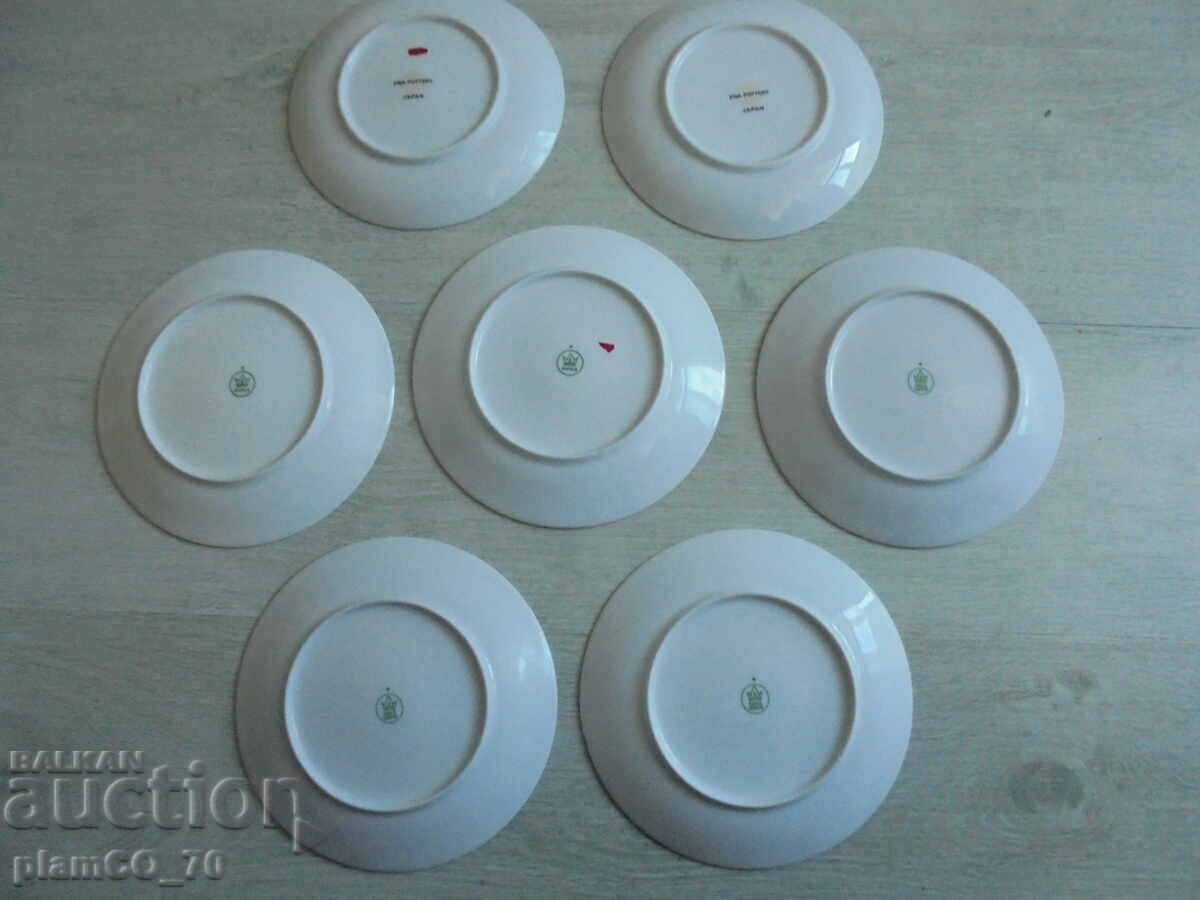 №*8433 Σετ από 7 πορσελάνινα πιάτα με εικονογραφήσεις ψαριών - 7 №*8433 Σετ από 7 πορσελάνινα πιάτα με εικονογραφήσεις ψαριών - 7