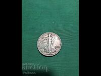 1944 Half Dollar Silver Coin "Walking Liberty"