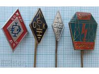 19400 Значка - Радиолюбител ЛОТ 4 бр