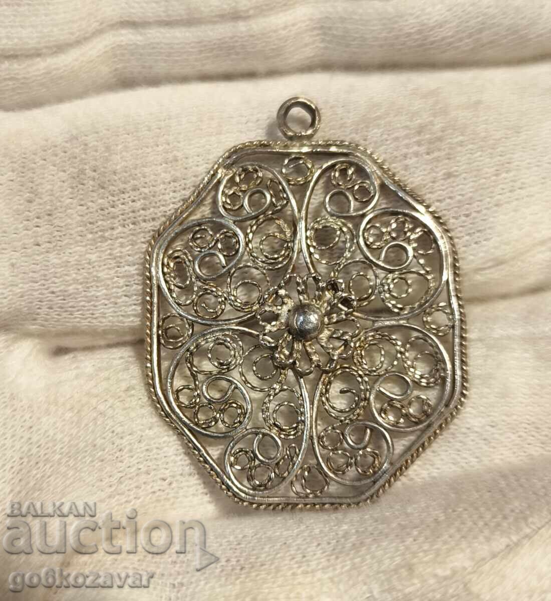 Gorgeous Antique Filigree Silver Pendant Handmade with price € 17.00 | 33.25 BGN Gorgeous Antique Filigree Silver Pendant Handmade with price € 17.00 | 33.25 BGN