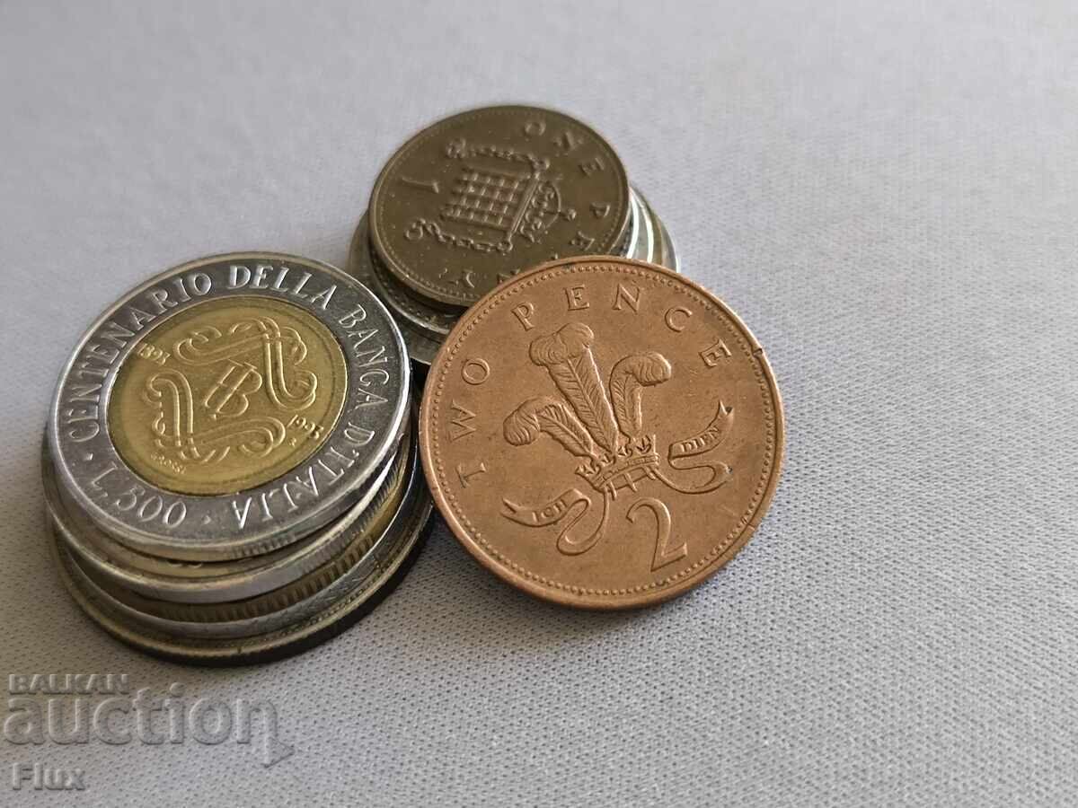 Монета - Великобритания - 2 пенса | 1996г.