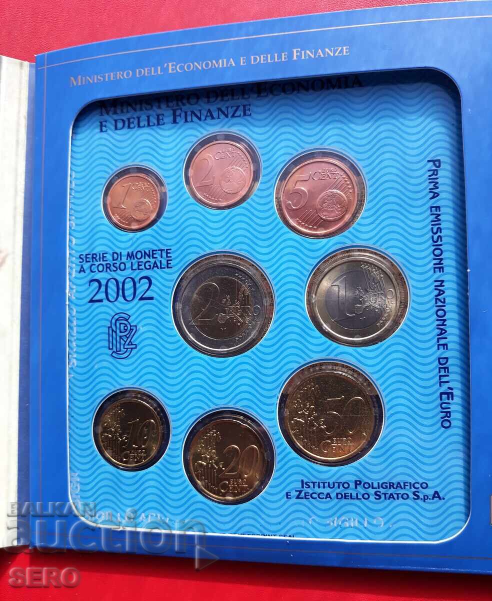 Δημοπρασία Ιταλία-ΣΕΤ 2002 κερμάτων 8 ευρώ