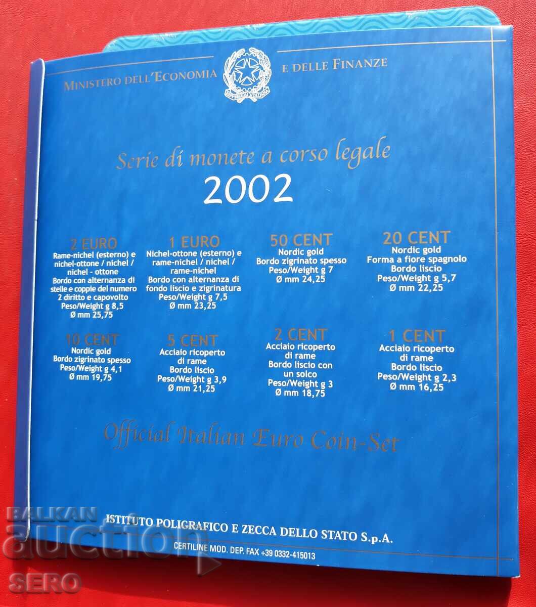 Ιταλία-ΣΕΤ 2002 κερμάτων 8 ευρώ - 6