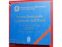 Ιταλία-ΣΕΤ 2002 κερμάτων 8 ευρώ