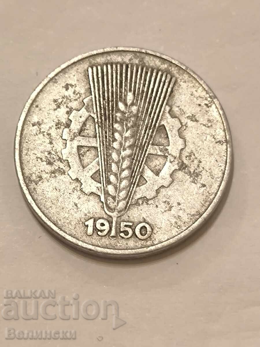Аукцион 10 пфенига 1950 Е