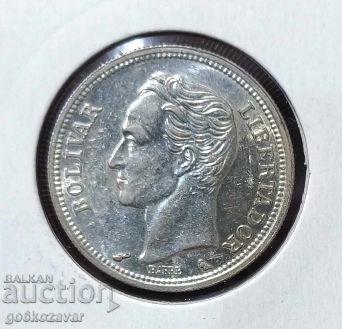 Bolivia 1 Boliviano 1965 Silver UNC