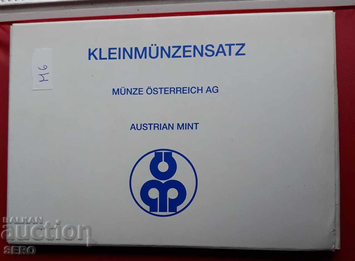 Австрия-СЕТ 1989 от 8 монети и 1 медал