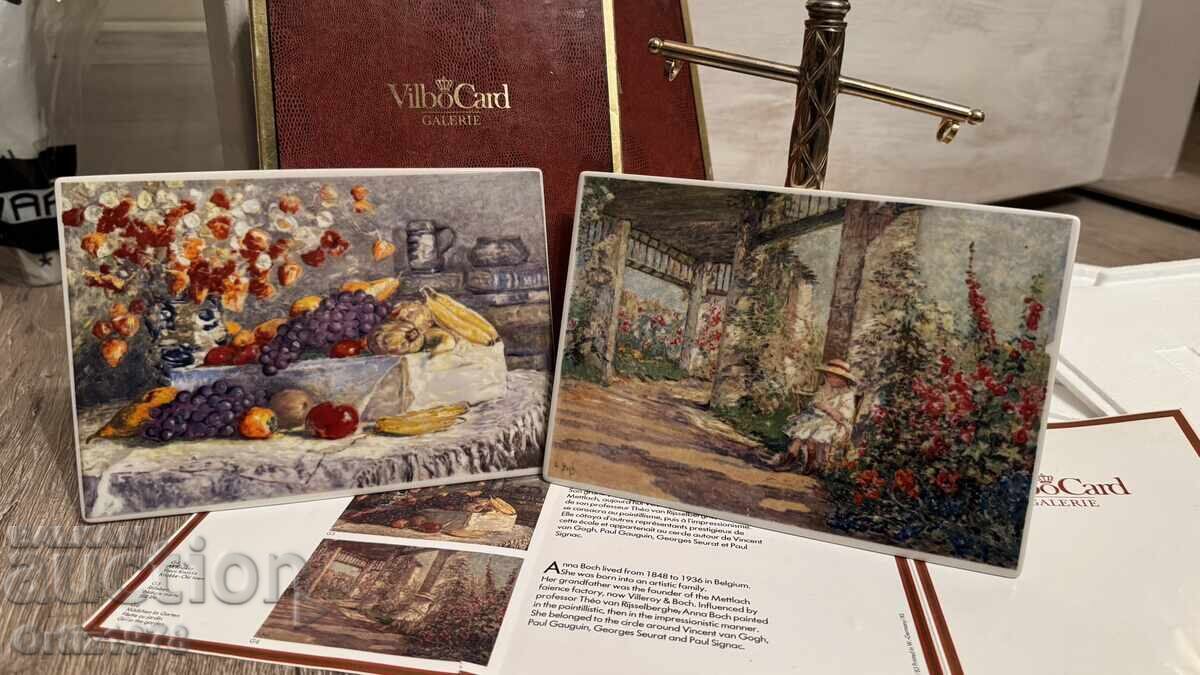 Licitație Villeroy & Boch – Set de farfurii, după picturi de Anna Boch