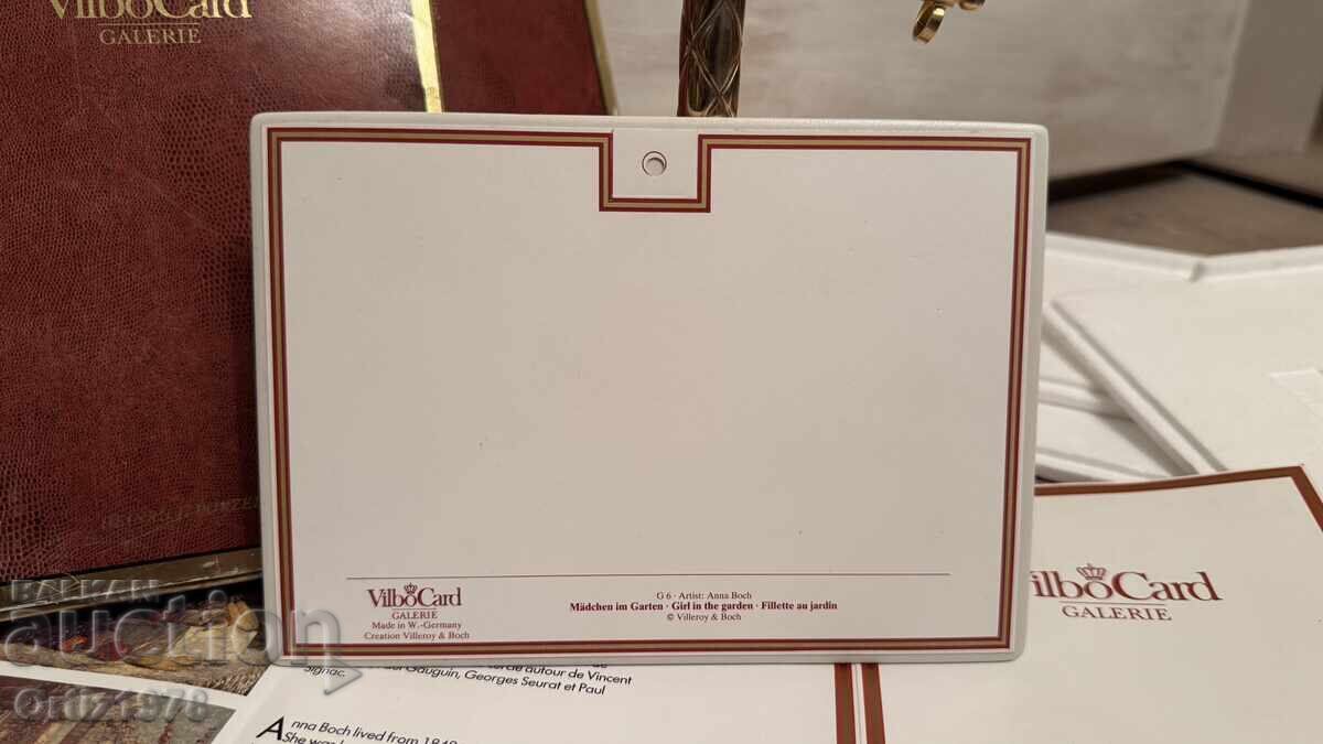 Livrarea Villeroy & Boch – Set de farfurii, după picturi de Anna Boch